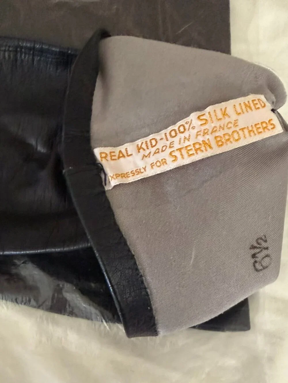 REAL KID Leather Opera Gloves Size 6 1/2
